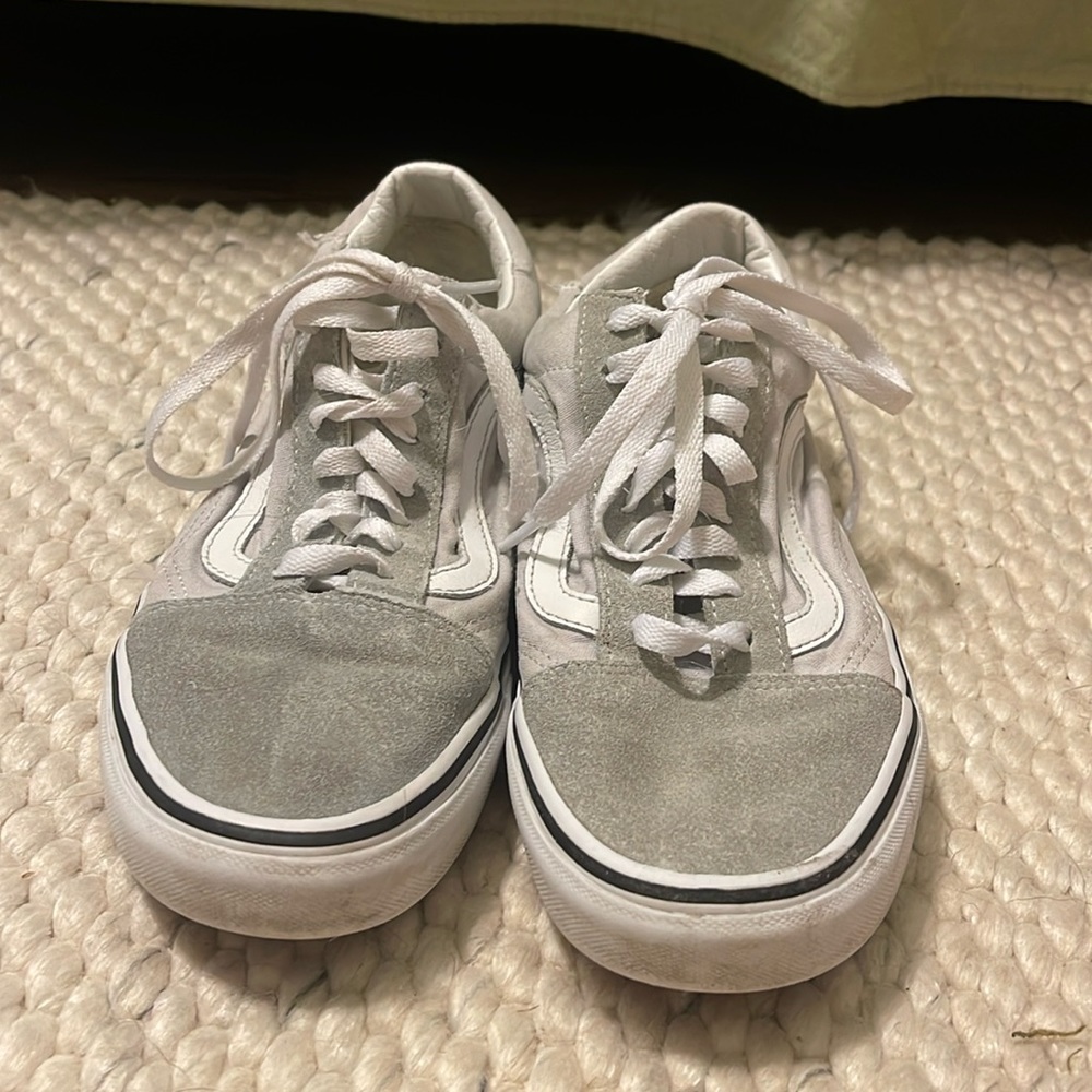 GRAY OLD SCHOOL VANS